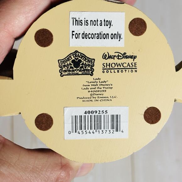 Jim Shore 2007 Walt Disney Traditions Lady And The Tramp Lovely Lady Enesco Dog - Picture 6 of 9